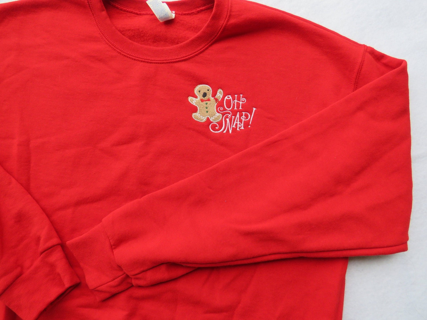Christmas Oh Snap Crew Neck Sweatshirt - Blue Ridge Stitches