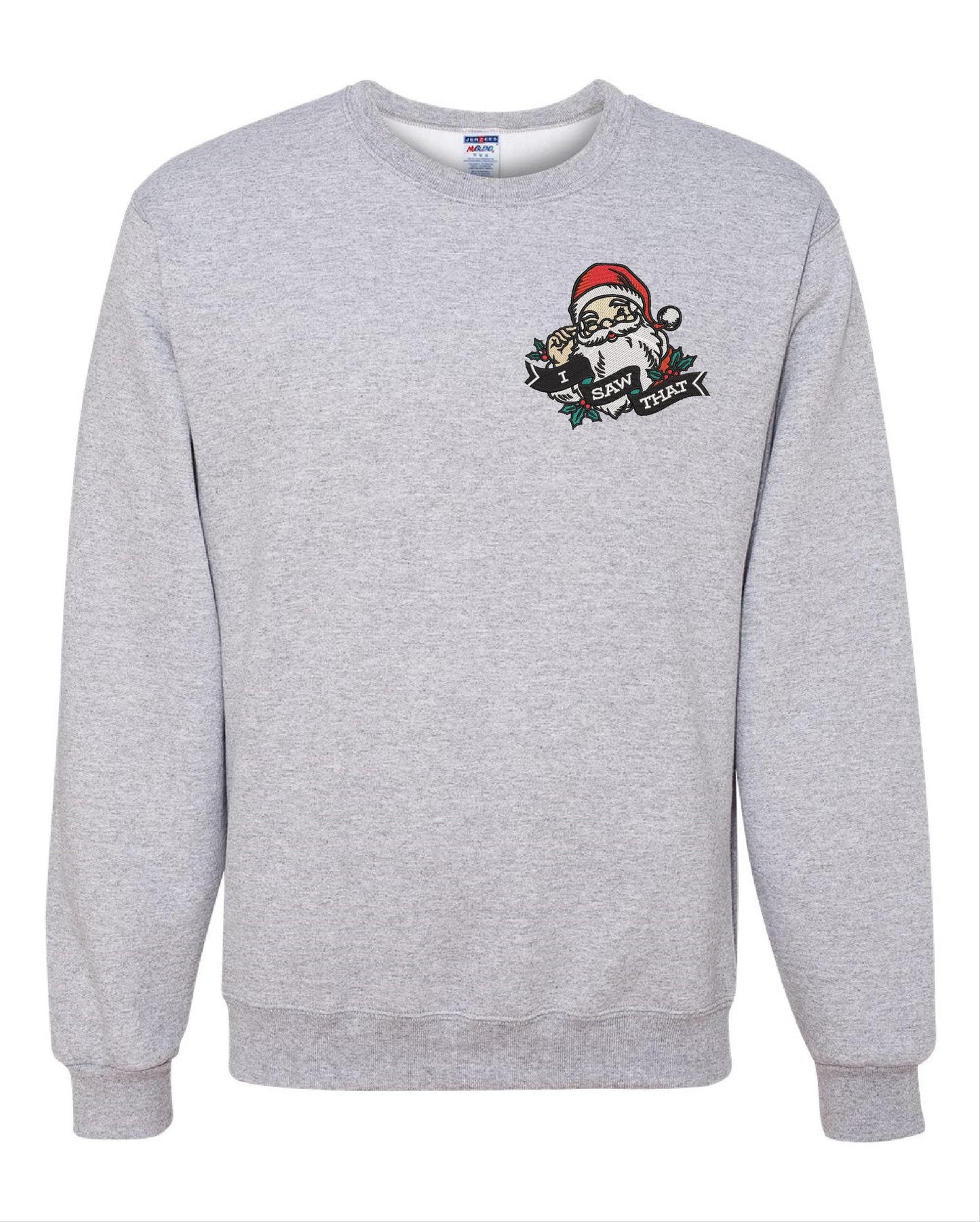 Santa Christmas Sweatshirt Funny Holiday Pullover For Men and Women