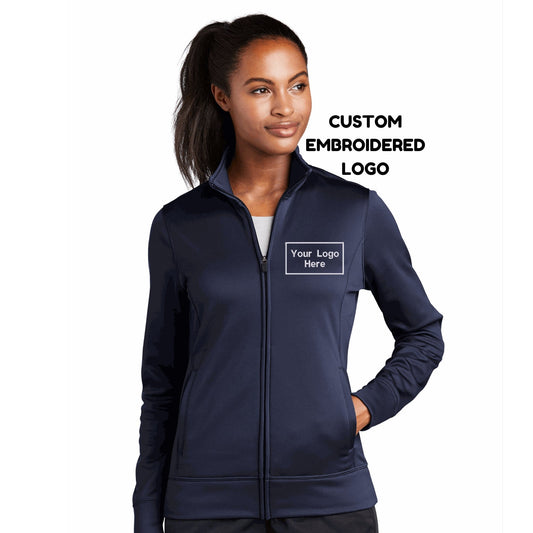 Custom Logo Embroidered Women's Jacket Text Company Logo For Her