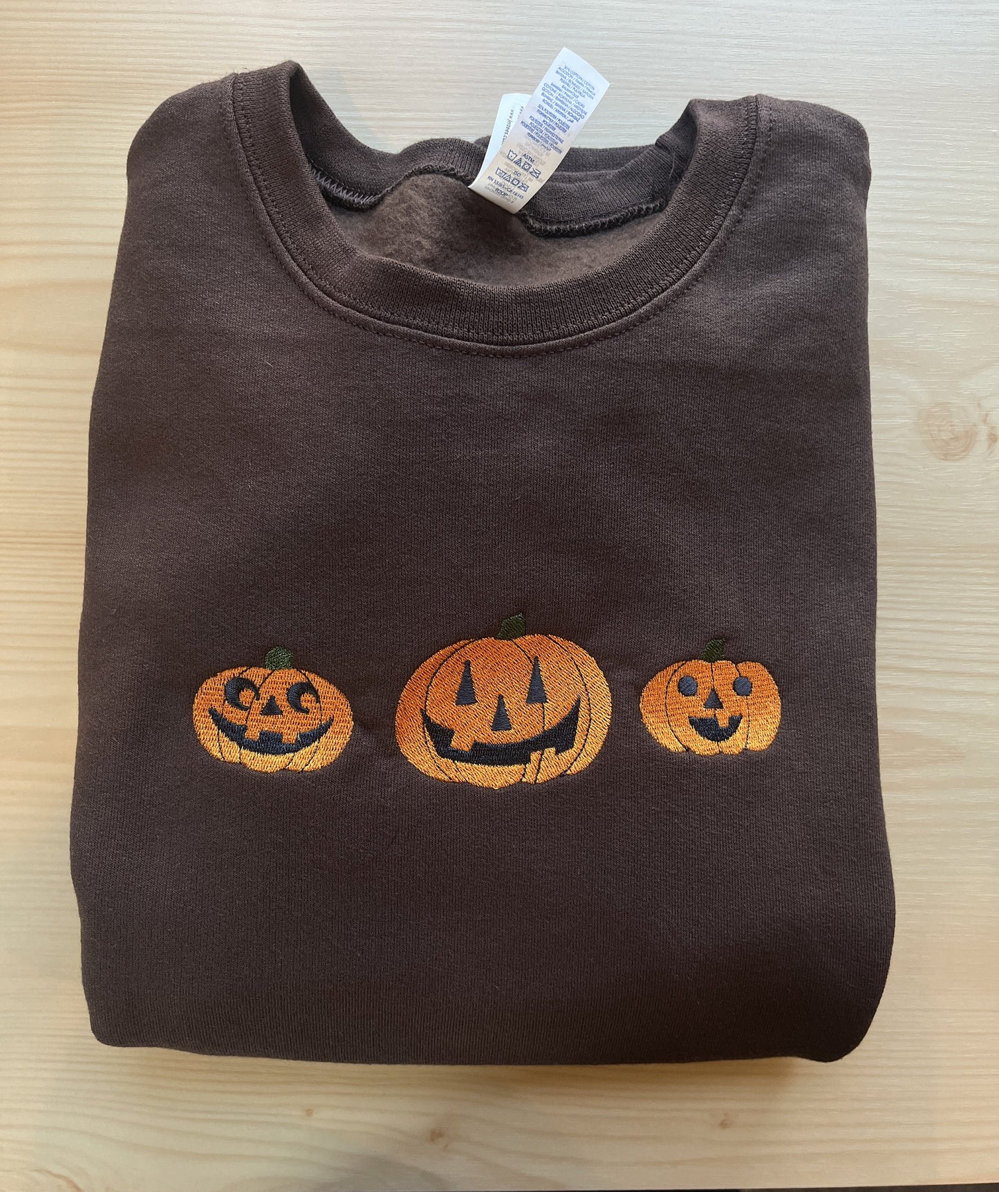 3 Cute Pumpkins Sweatshirt For Men and Women Halloween Pullover