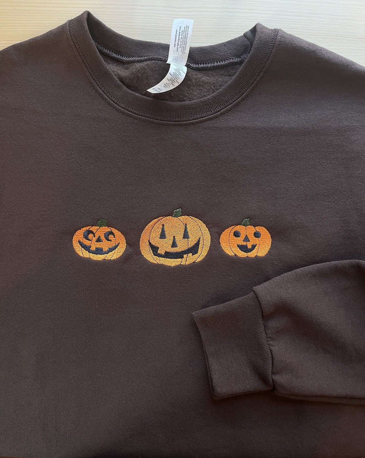 3 Cute Pumpkins Sweatshirt For Men and Women Halloween Pullover