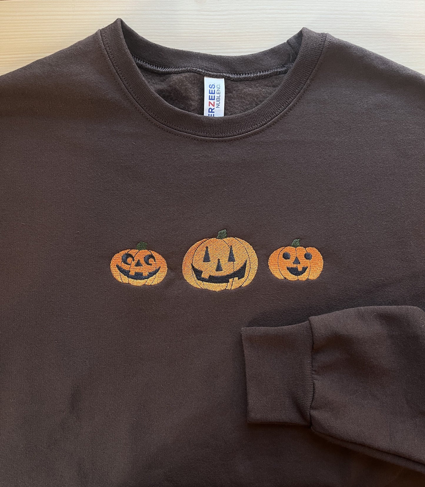 3 Cute Pumpkins Sweatshirt For Men and Women Halloween Pullover