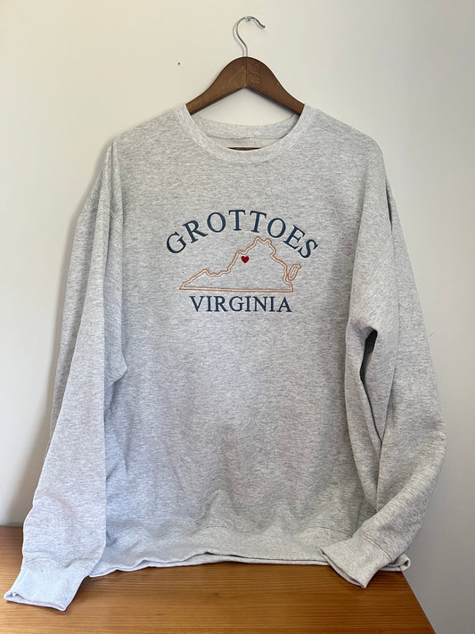 Town City Hometown Sweatshirt Embroidered Gift For Women and Men Crew or Quarter Zip sweatshirt Vintage Style