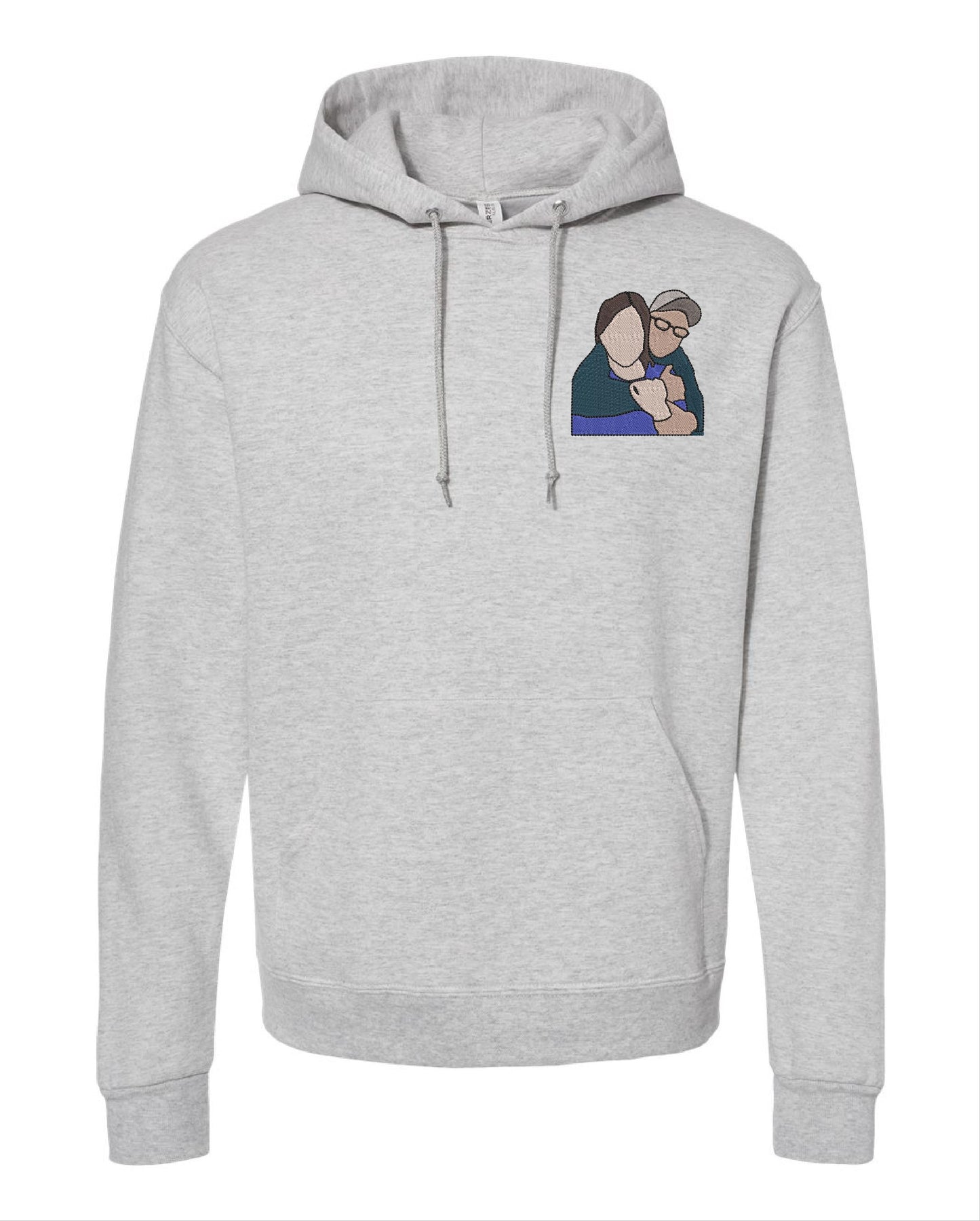 Personalized Portrait Hooded Sweatshirt