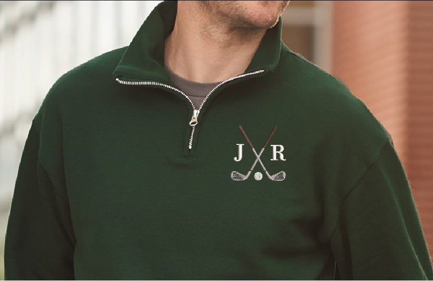 Personalized Golf Quarter Zip Sweatshirt