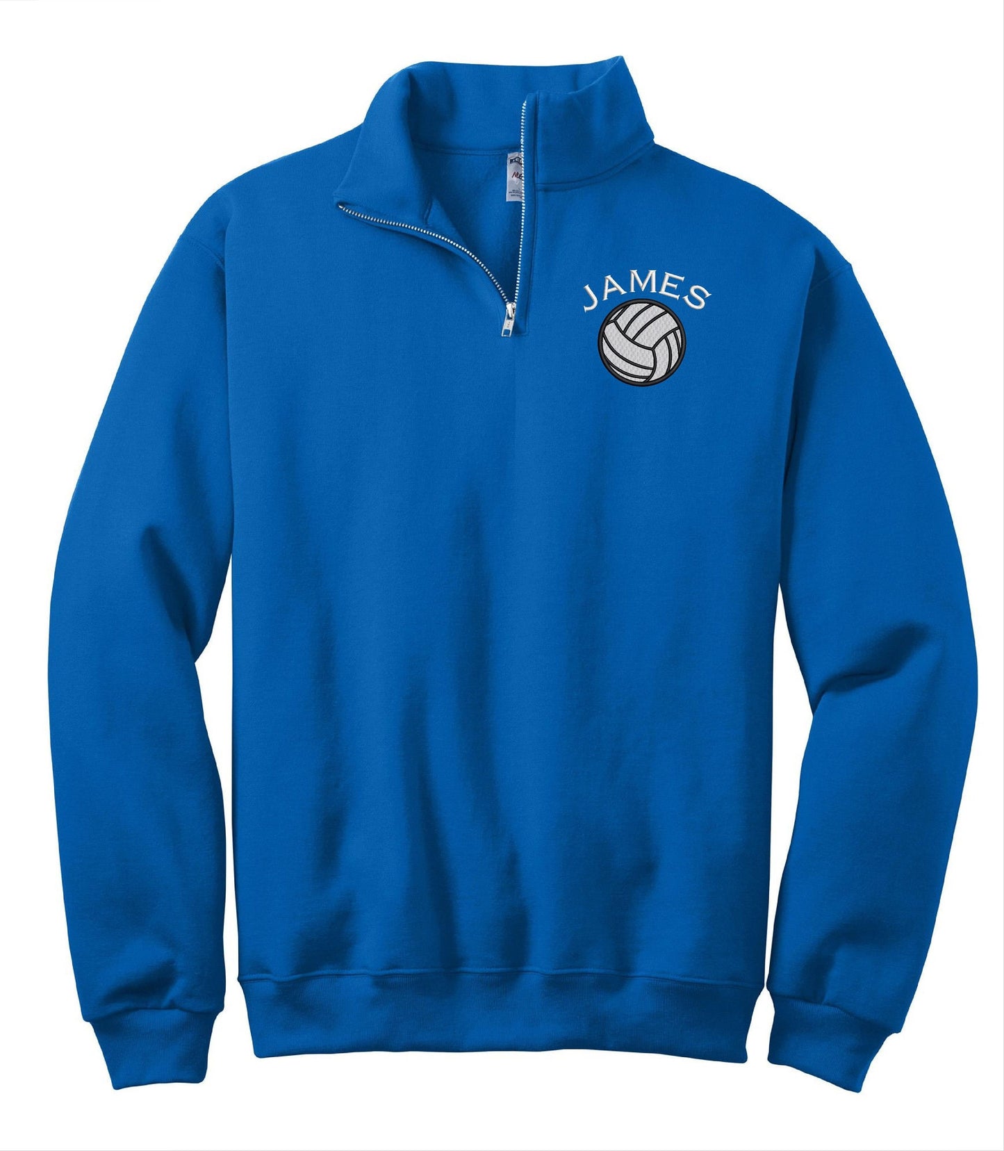 Personalized Volleyball Quarter Zip Sweatshirt