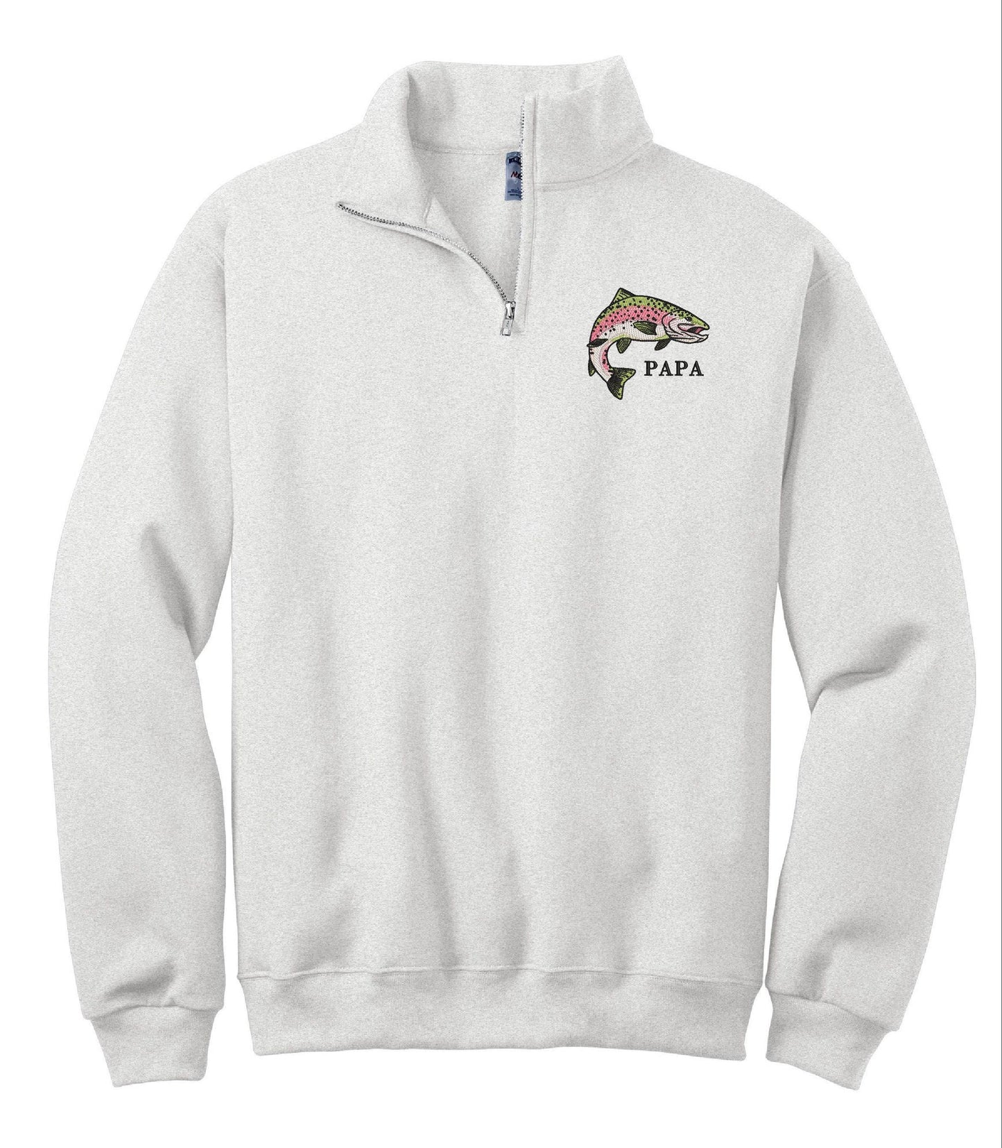 Personalized Trout Quarter Zip Sweatshirt