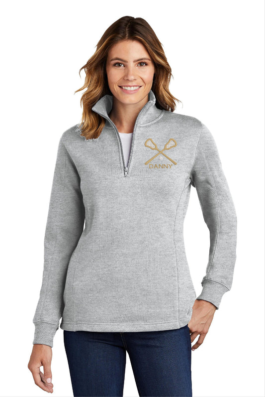 Personalized Ladies Lacrosse Quarter Zip